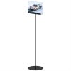 Design Stand floor, acrylic holder horizontal A4, black #1