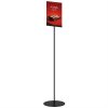 Design Stand floor, acrylic holder vertical  A4, black #1