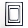 FLEX PLASTICFRAME w/base A4 black #3