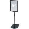 FLEX PLASTICFRAME w/base A5 black #1