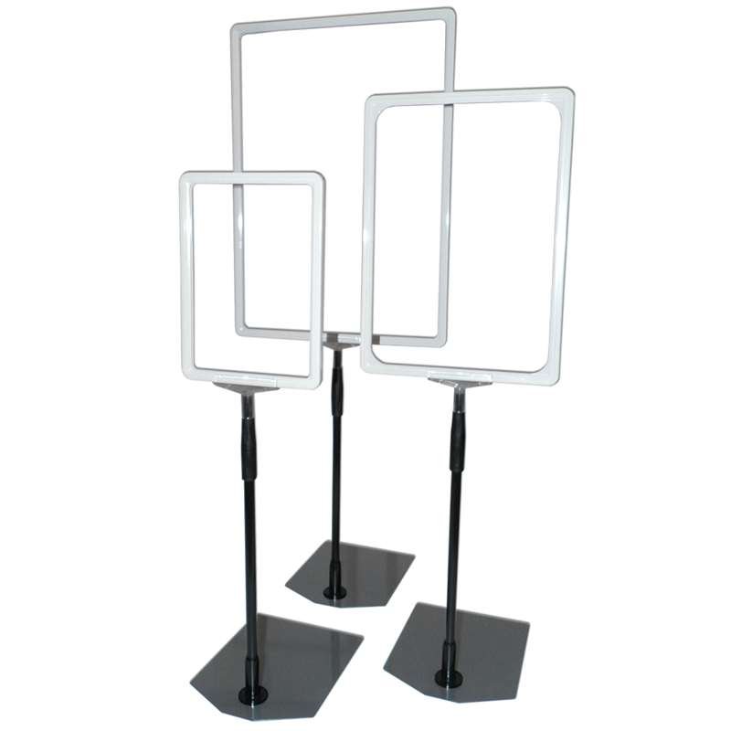 FLEX PLASTICFRAME w/base A4 white