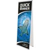 Quick Banner Stand, double sided, 80 cm #1