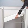 Expo Counter, 5-sided exhibition desk with white top plate #7