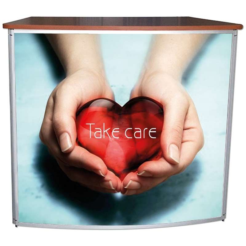 Print on PP film for Expo Counter and Curved Counter