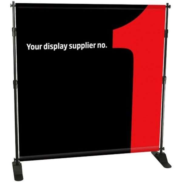 Banner Wall Teleskopic, black, with bag