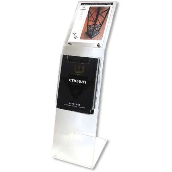 Acrylic Info Stand, for A4 brochures