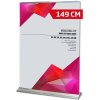 Mega Roll-up single-sided - 150x250 cm - silver - with banner and print #1