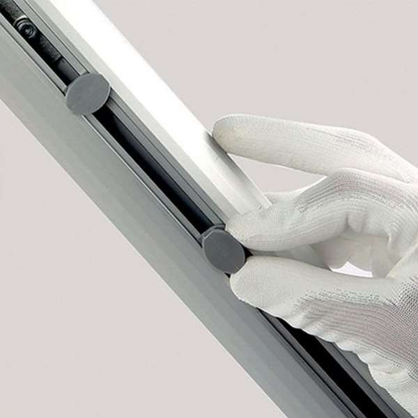 Plastic buttons for profile, set with 20 pcs., for Omni Banner Frame