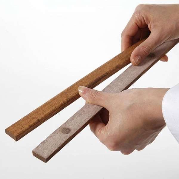 Wood Poster Hanger Magnetic, dark, 50 cm set