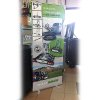 Basic Roll-up, single-sided, aluminum/silver, 85 cm, incl. banner print #12