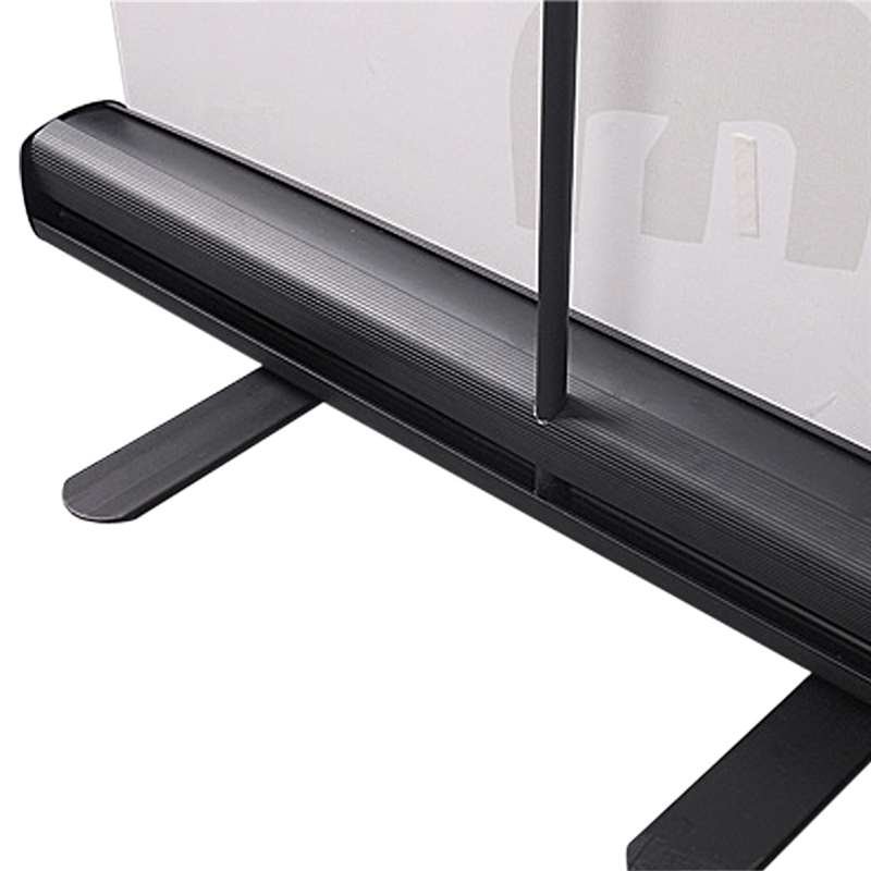 Basic Roll-up, black, single sided, 120 cm, alu