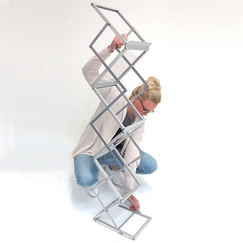 FLEX BROCHURE STAND 6 x A5 w/case