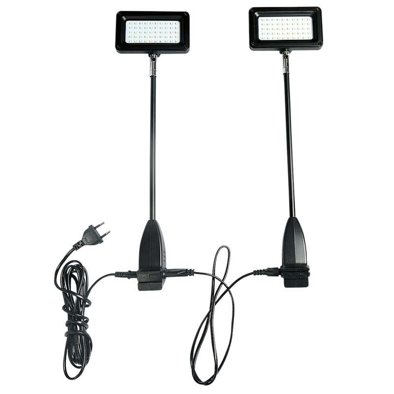 LED spots, 2 pcs., black, 15W, incl. fittings for Expo Wall
