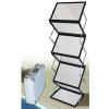 FLEX BROCHURE STAND black 6 x A3 w/case #5