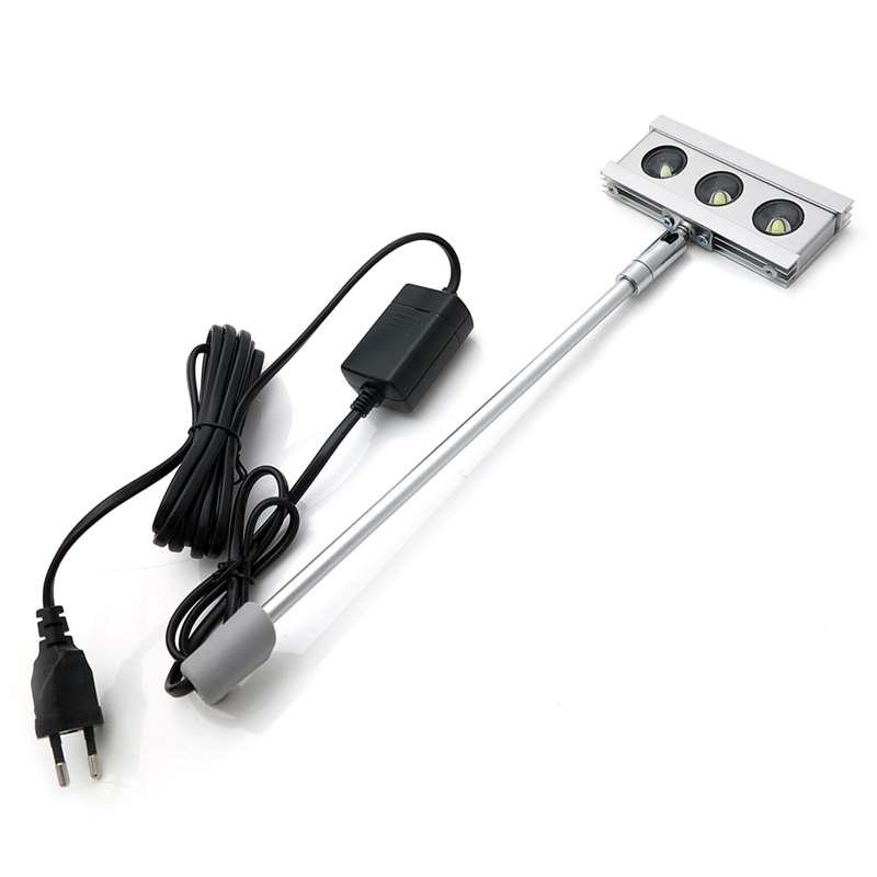 LED Spot for roll-up, silver, 9W