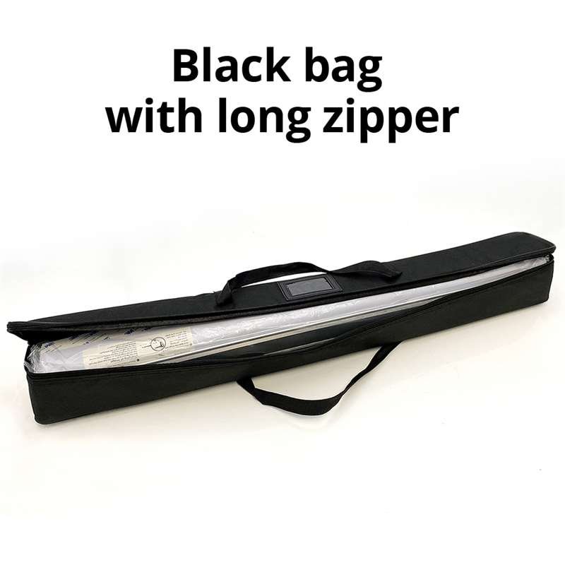 Eco Roll-up, single sided, 85 cm, alu - in strong bag with long zipper