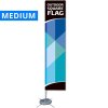 Beach Flag, Outdoor Square Flag, Medium, incl. Pole, Flag, and Cross Base #1