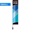 Beach Flag, Outdoor Square Flag, Small, incl. Pole, Flag, and Screw Base #1