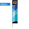 Beach Flag, Outdoor Square Flag, Small, incl. pole, flag, and spike base #1