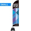 Beach flag, Outdoor Bow Flag, Small incl. flag and Black Flag Base #1