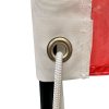Beach Flag, Outdoor Drop Flag, black pole, Small, incl. flag and Black Flag Base #8