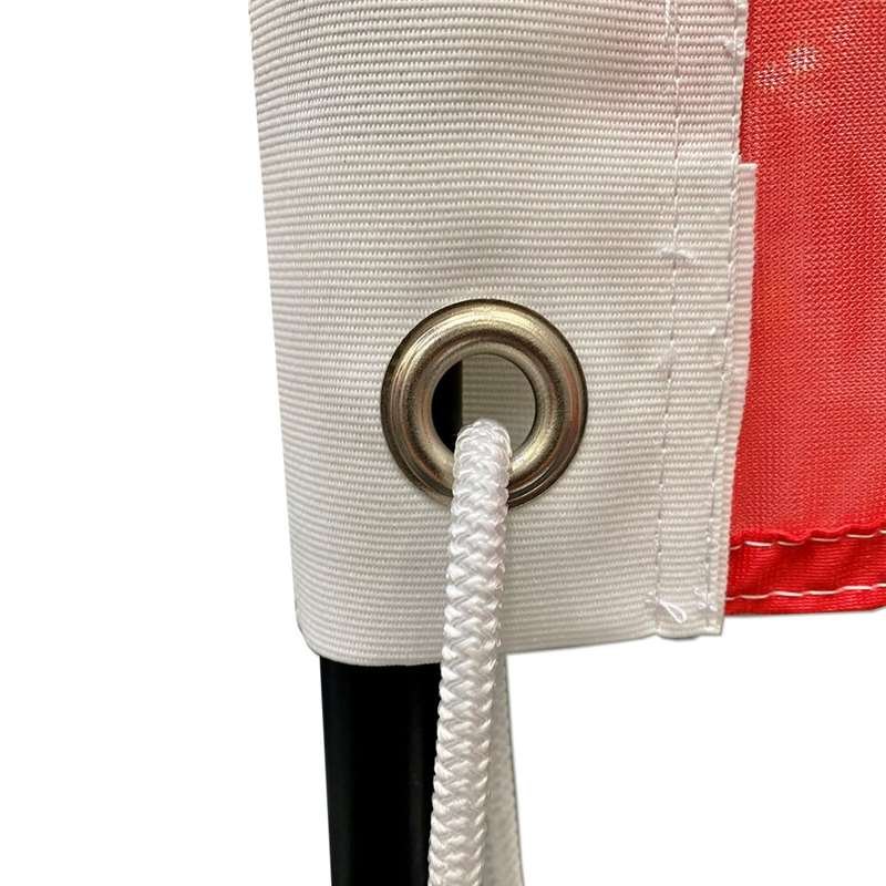 Beach Flag, Outdoor Drop Flag, black pole, Small, incl. flag and Black Flag Base #8