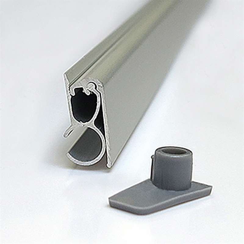 Classic Roll-up, single-sided, aluminum/silver, 60 cm, including bag and banner print