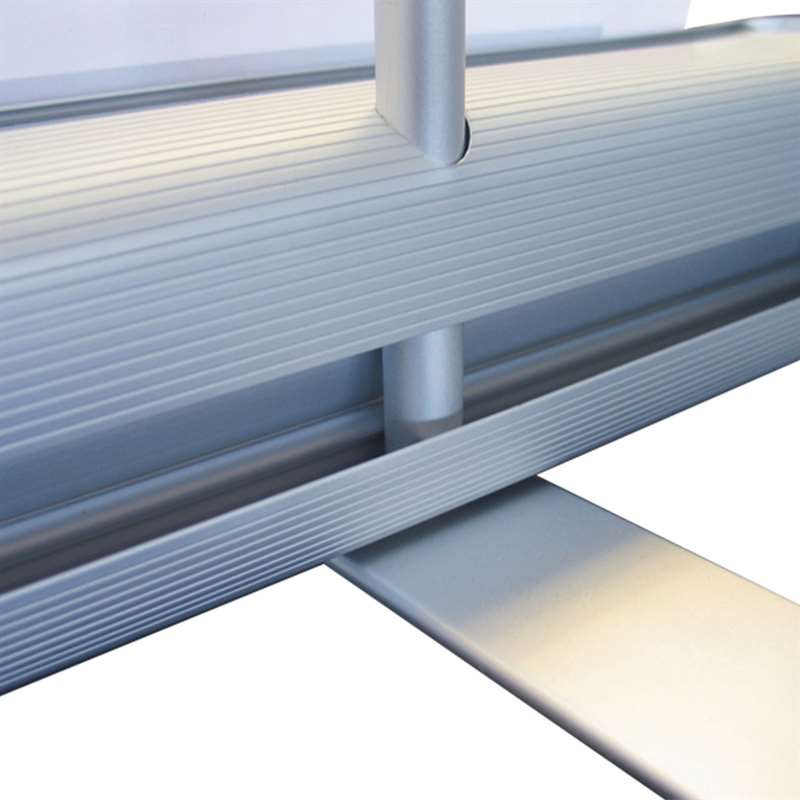 Basic Roll-up, single-sided, aluminum/silver, 180 cm, incl. banner print #6