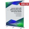 Basic Roll-up, single-sided, aluminum/silver, 180 cm, incl. banner print #1