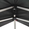 Event Tent Lux, 3 x 6 m, alu/silver poles, black top #6