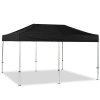 Event Tent Lux, 3 x 6 m, alu/silver poles, black top #1