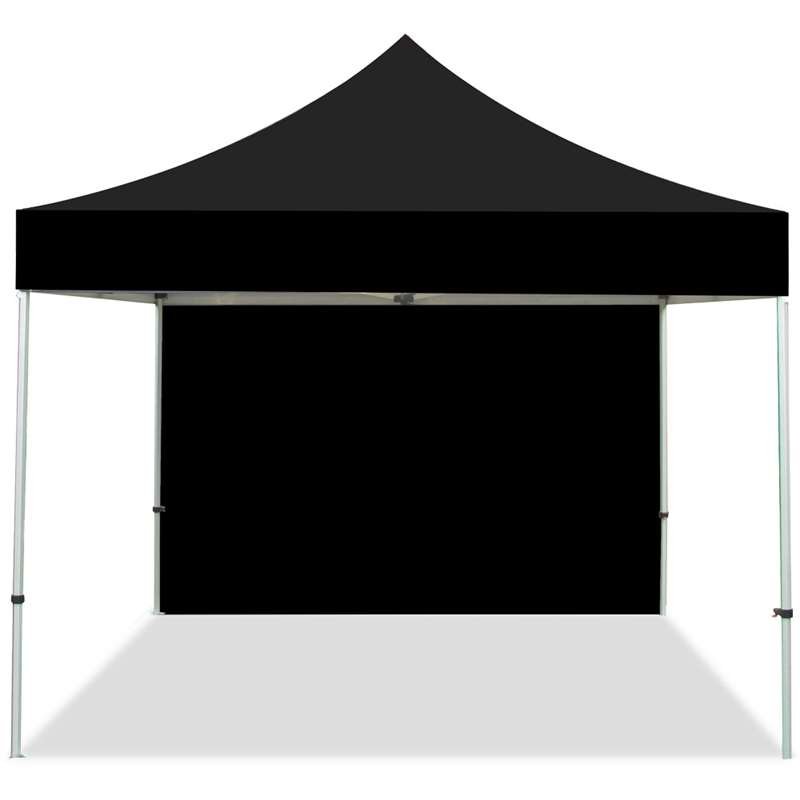 Side cover for Event Tent Lux 3 x 3 m, black