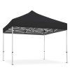 Event Tent Lux, 2 x 2 m, alu/silver poles, black top #8