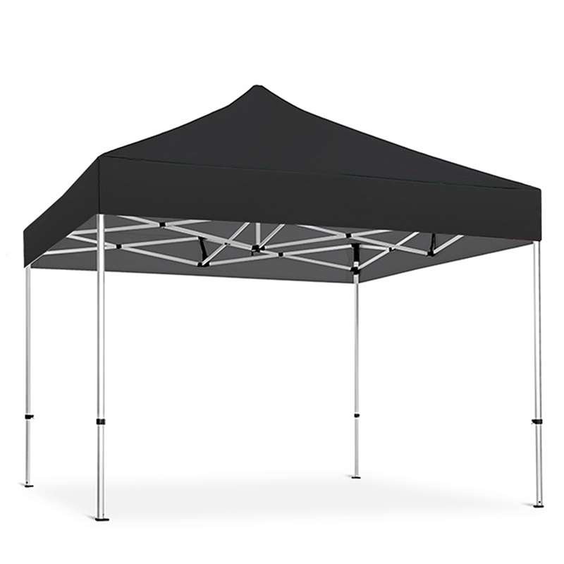 Event Tent Lux, 2 x 2 m, alu/silver poles, black top