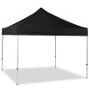 Event Tent Lux, 2 x 2 m, alu/silver poles, black top #1
