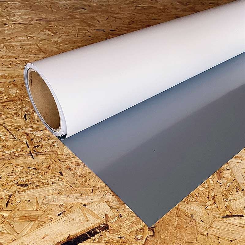 Premium PET Film with grey blocker 200my stayflat 1,07x50m.= 53,5m2.