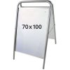 Expo Sign Lux Pavement Board, silver, 70 x 100 cm #1