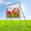 Free standing Banner Tube High stand (Alutubes0,3mm/&Oslash;: 48mm) square frame (200x100cm) on high stand 300cm #2