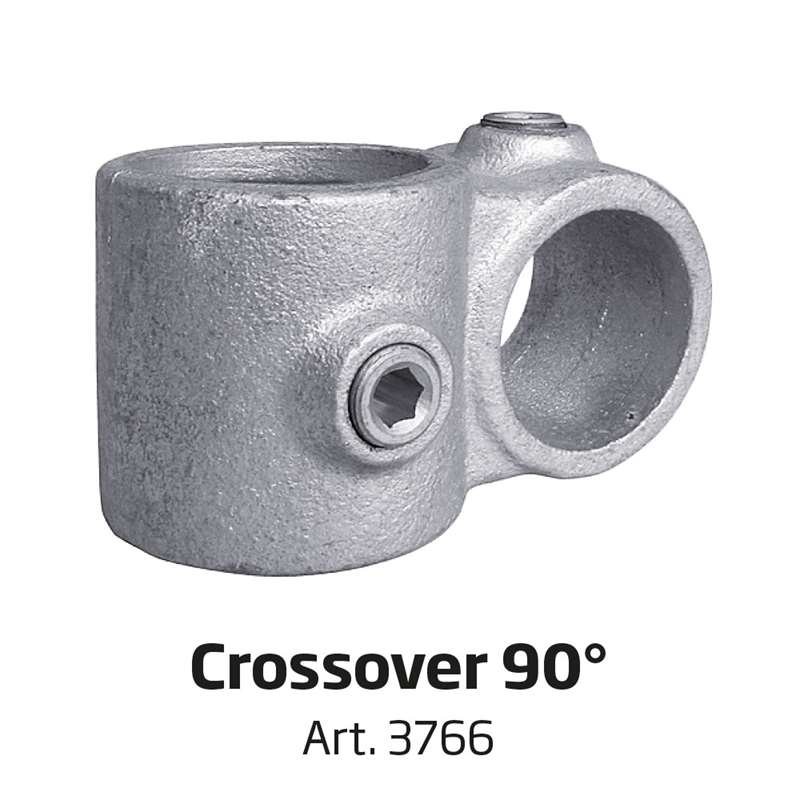 Free standing Banner Tube High stand (Alutubes0,3mm/&Oslash;: 48mm) square frame (200x100cm) on high stand 300cm