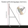Free standing Banner Tube High stand (Alutubes0,3mm/Ø: 48mm) square frame (150x100cm) on high stand 300cm #3