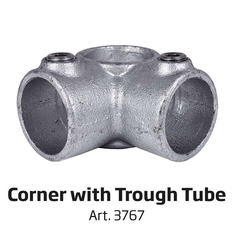 Banner Tube free standing square frame with legs 200 x 100 cm