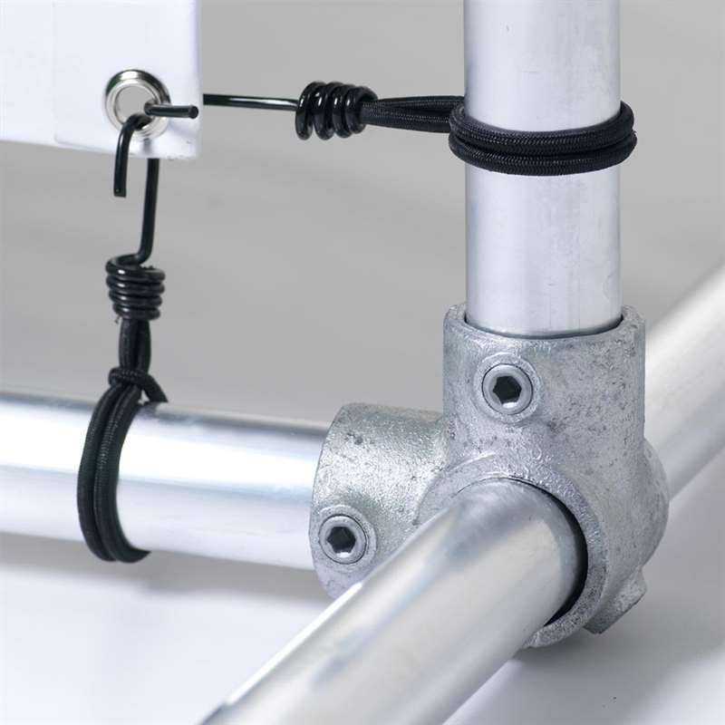 Banner Tube free standing square frame with legs 100 x 100 cm