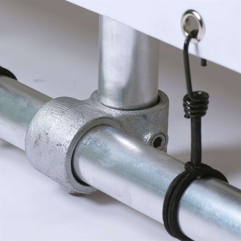 Banner Tube free standing square frame with legs 100 x 50 cm