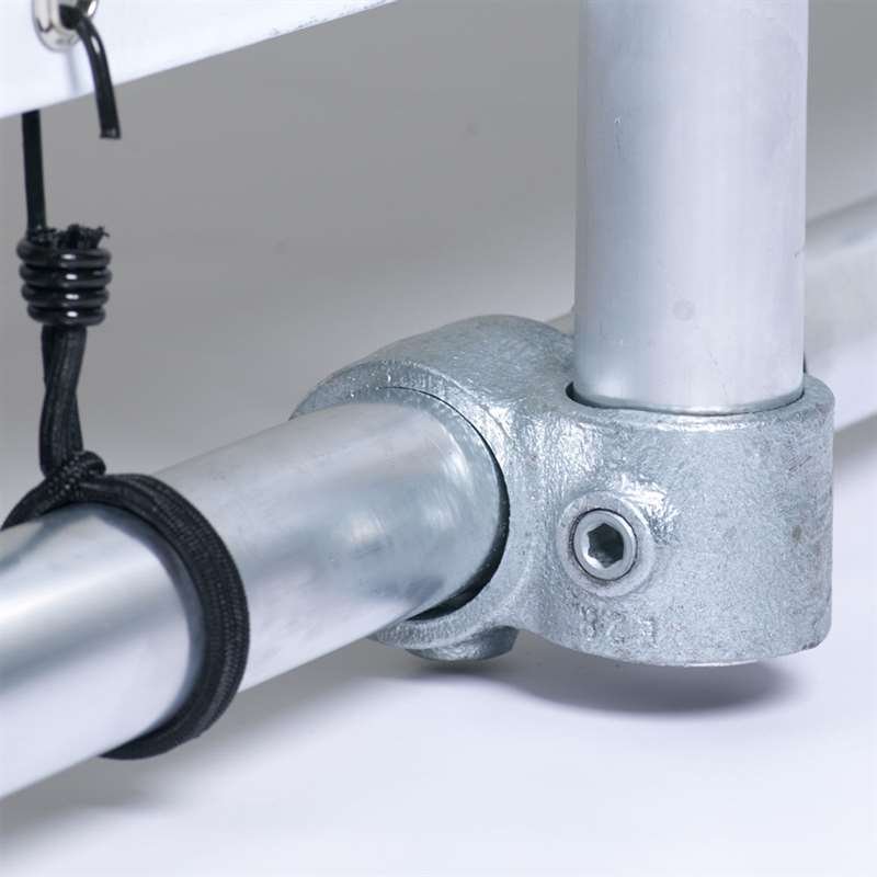 Banner Tube free standing square frame with legs 100 x 50 cm