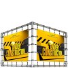 Banner Tube hanging V frame for wall 200 x 100 cm #1