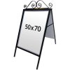 Antique A-Board, black, 50 x 70 cm #5