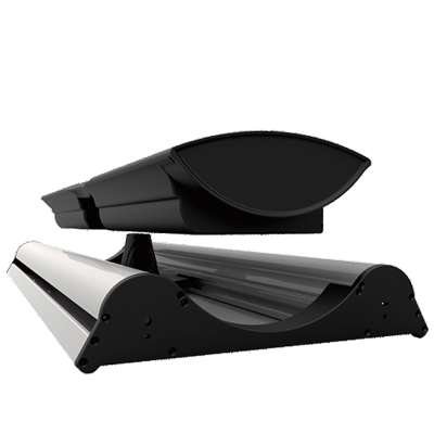 Outdoor Roll-up Waterbase,double sided, 85 cm, with telescopic pole