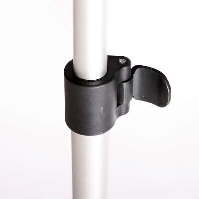 Outdoor Roll-up Waterbase,double sided, 85 cm, with telescopic pole