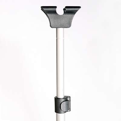 Outdoor Roll-up Waterbase,double sided, 85 cm, with telescopic pole