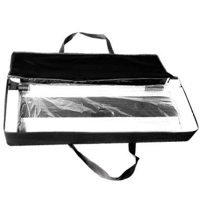 Outdoor Roll-up Waterbase,double sided, 85 cm, with telescopic pole